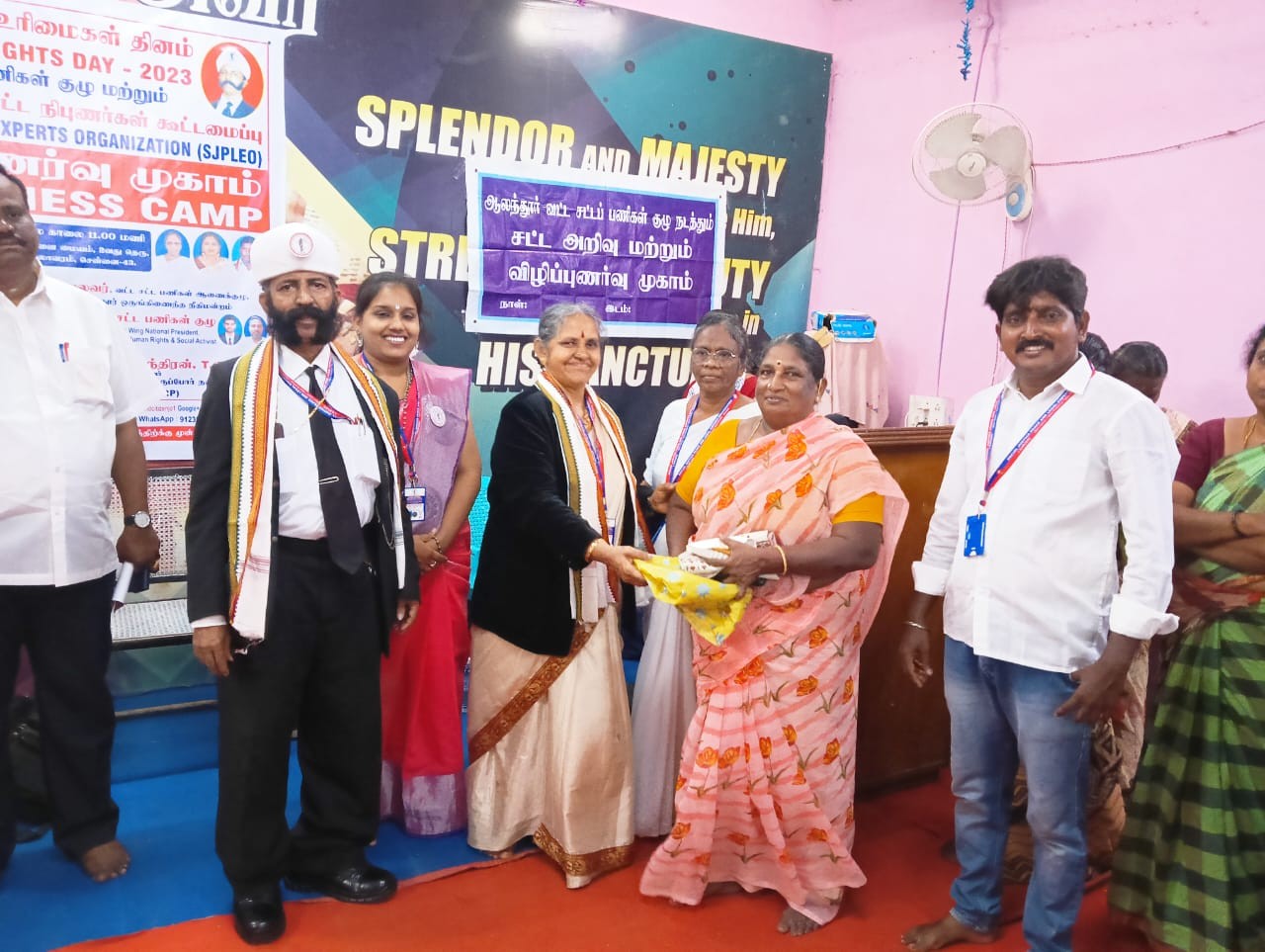 Human Rights Legal Awareness and Saree Distribution
