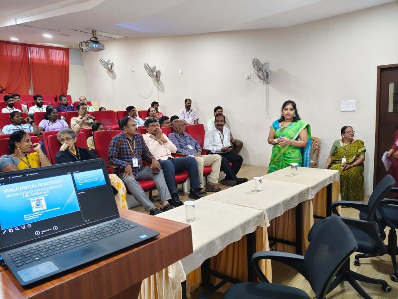 World Mental Health Day Awareness Program at VIT Chennai